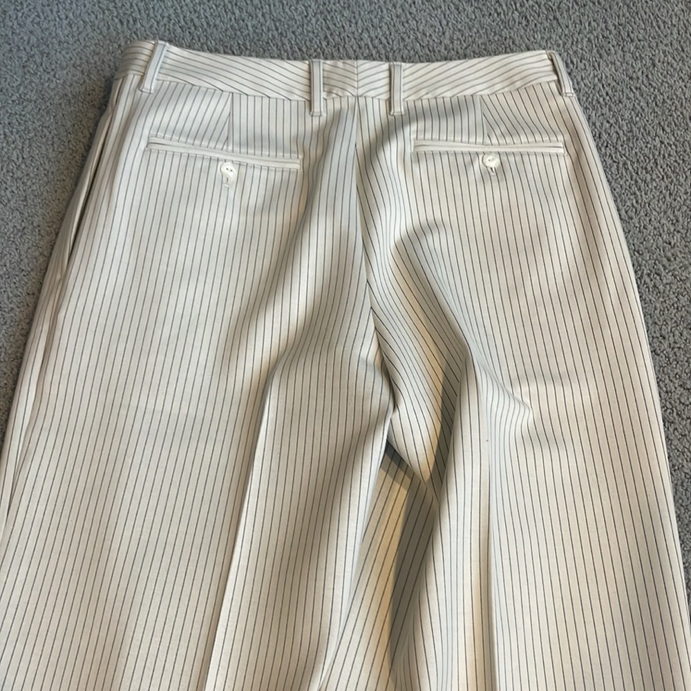 rag & bone Cream Striped Pants - Picture 7 of 7